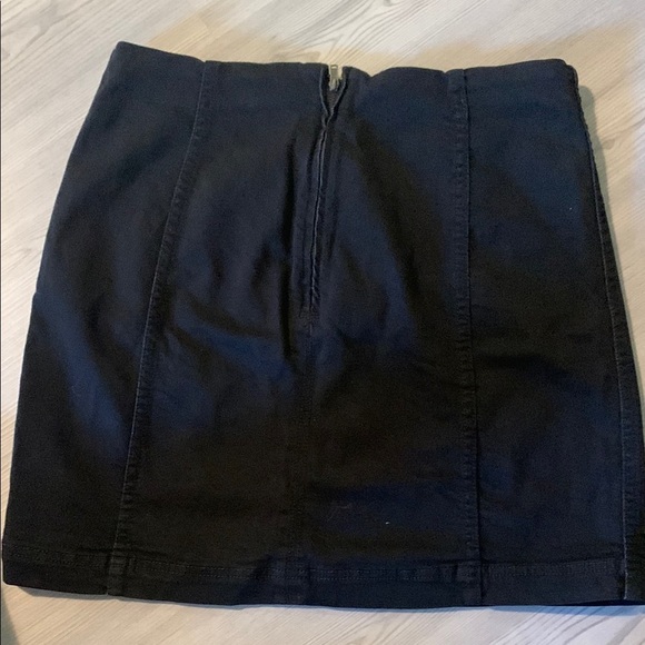 Free People Black Pencil Mini Skirt for Cocktail - Picture 3 of 4